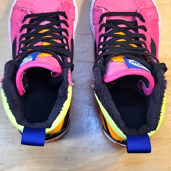 Vans Sk8-Hi 46 MTE DX Pink Neon Colorblock Scotchgard Unisex Shoes Boots - Picture 7 of 8